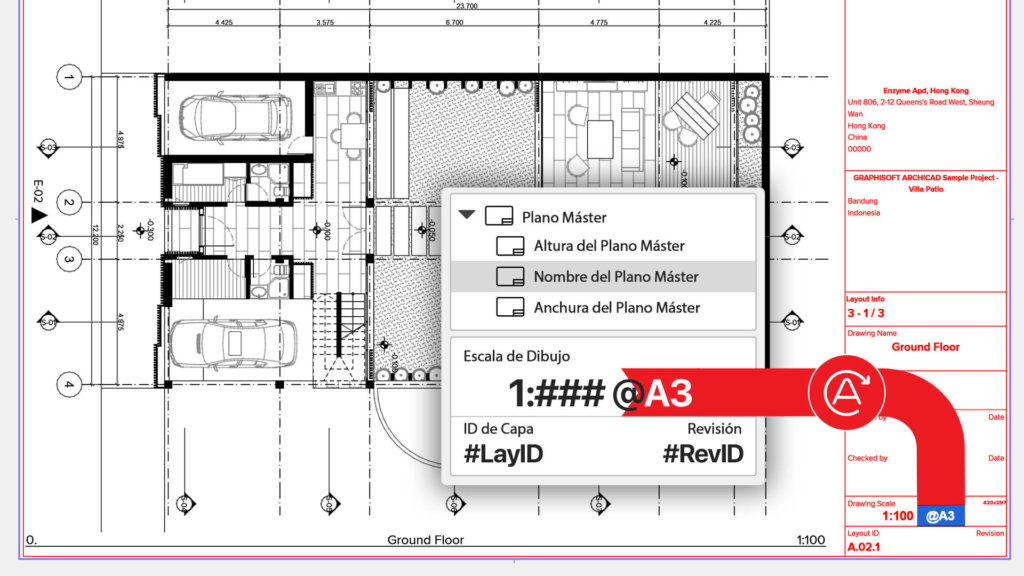 Archicad26 - Auto text for Master Layout
